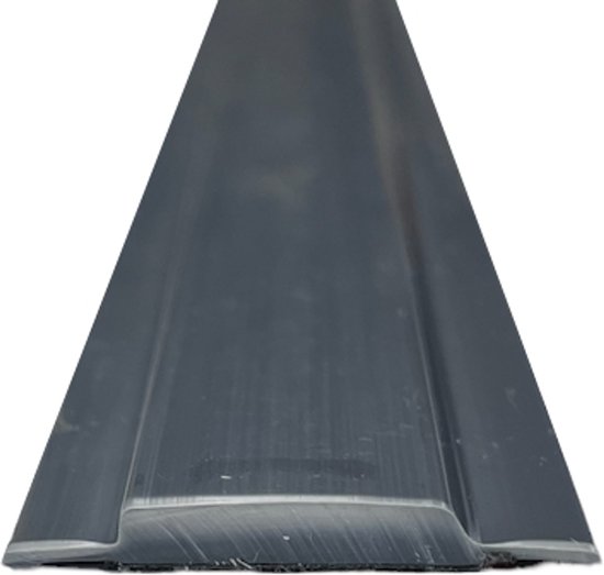 ondergeleider plissehordeur kunstof grijs 260CM