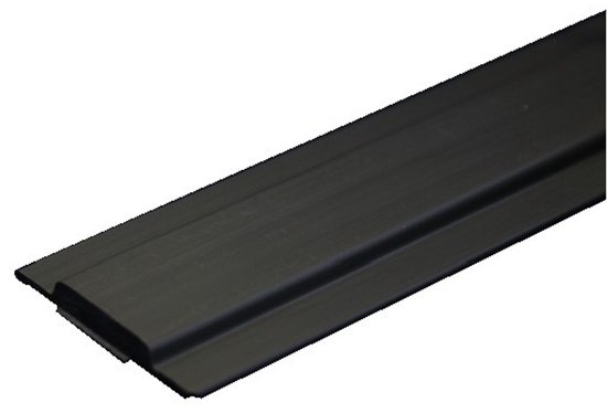 ondergeleider plissehordeur kunstof zwart 96CM