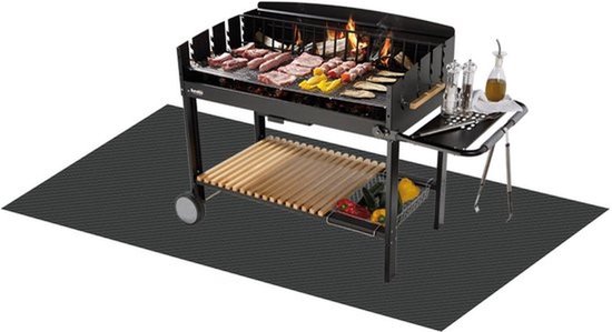 Onderlegger Vuurvast 100 x 150 cm - Hittebeschermingsmat - Opvouwbaar - Duurzaam - Brandbestendig - Bescherming voor Vloeren - Vuurvaste Mat