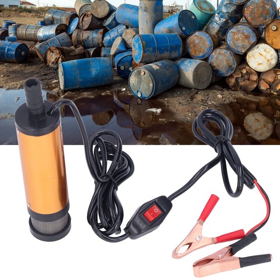 ONF3 - Elektrische Oliepomp 12V - Multifunctionele Brandstofoverdracht - Draagbaar en Handig - Auto en Maritiem - Filter voor Schone Olie - Perf... van Merkloos