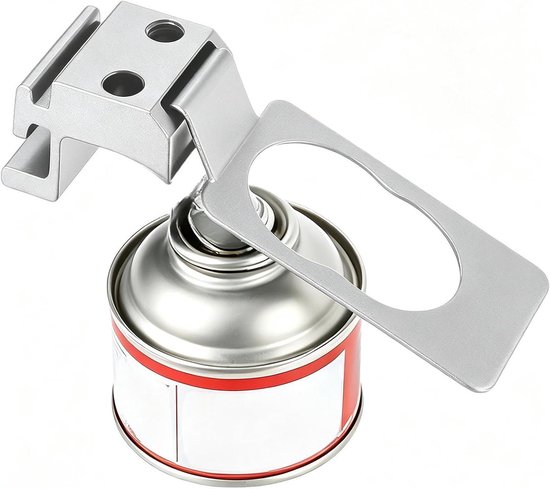 Opbergrek Propaantank - Kanisterhouder Outdoor - Kamperen Koken - Veilige Bevestiging - 40 x 50 x 40 mm - Zwart
