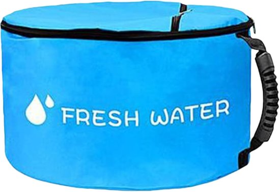 Opbergtas Afvoerslang - Organizer Tas - Camping Organisatie - Waterdicht Oxford Doek - 49 x 27 cm - Blauw
