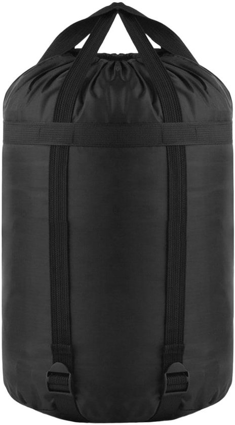 Opbergtas - Compressiezak - Kamperen en reizen - Verstelbare lengte - 43x23cm - Zwart