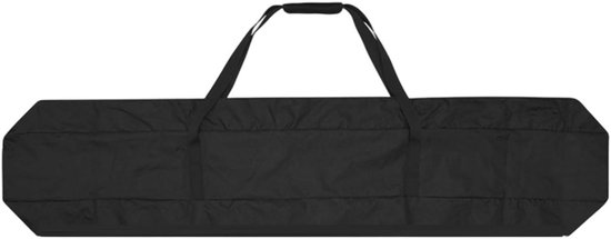 Opbergtas Tentstokken - Draagtas Stokken - Buitenuitrusting Organiseren - Waterdicht Oxford Doek - 145 cm - Zwart