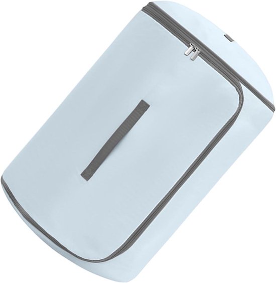 Opbergzak Dekbed - Compressiehoes Beddengoed - Ruimte Besparen - Stof- en Vochtbarrière - 50 x 34 cm - Blauw