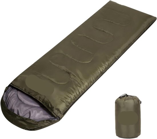 Opbergzak Slaapzak - Lichtgewicht Tas - Buiten Avonturen - Waterdicht Ademend - 210x75CM - Donkergroen