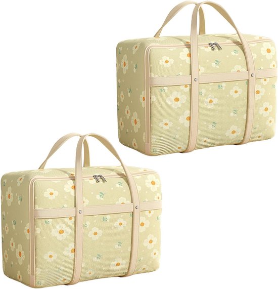 Opbergzakken Dekbed - Dekbed Opberger Kleding - Slaapkamer Ordenen - Vochtbestendig Ontwerp - 70 x 30 x 50 cm - Grijs