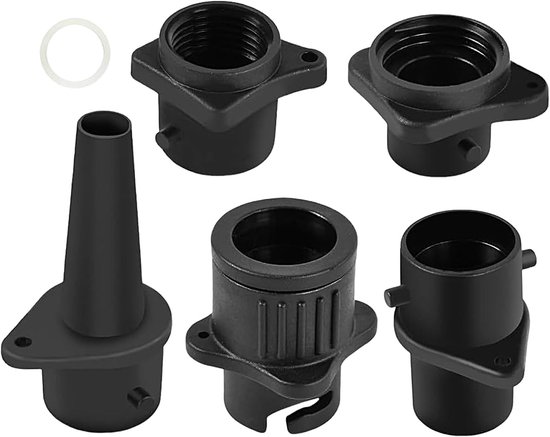 Opblaasadapter - Luchtpomp adapter - Watersport accessoires - Compact 4-in-1 ontwerp - 15 x 12 x 3 cm - Niet gespecificeerd