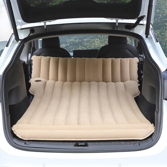 Opblaasbaar Automattress voor Camping, Reizen en Auto's - Luchtbed met Pomp van CocoDream.