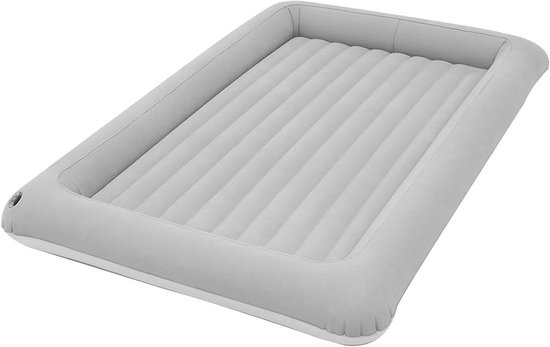 Opblaasbaar Bed - Reismatras Kinderen - Comfortabel Slapen - Afneembaar Binnenkussen - 156 x 100 x 30 cm - Meerkleurig