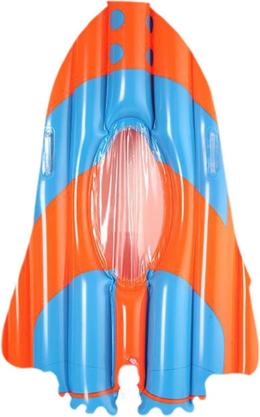 Opblaasbaar Bodyboard - Watermat Strandmat - Waterpret Beginners - Lichtgewicht Draagbaar - 120 x 85 cm - Multicolor