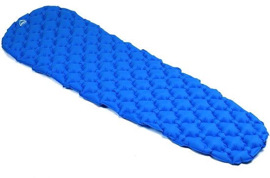 Opblaasbaar Camping Matras - Lichtgewicht Slaapmat - Luchtbed - Camping Matras - Compact Reismatje Voor Outdoor Kamperen - Luchtmat Voor Tent Wandelen Trekking - Nylon TPU Slaapmat - Draagbaar Met Draagtas - 4 Seizoenen Mat van The Friendly Swede