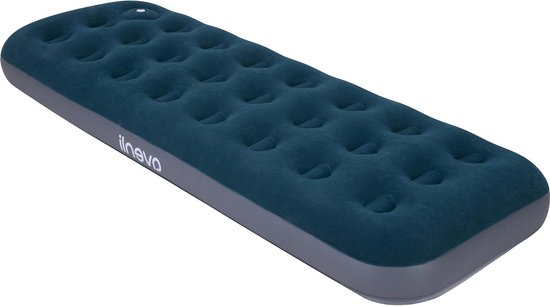 Opblaasbaar Luchtbed 191 x 73 cm met Geïntegreerde Voetpomp - voor 1 Persoon, Campingbed, Logeerbed & Slaapmatras - Opblaasbare Matras voor Camping & Kinderreisbed van Active Era