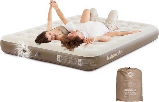 Opblaasbaar Luchtmatras met Elektrische Pomp - Zelfopblazend, Camping & Thuis - 200 x 100 x 25 cm van Human Nature