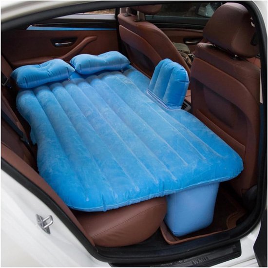 Opblaasbaar Matras - Auto Luchtbed - Comfortabel Reizen - Hoogwaardig Materiaal - 1 kg - Zwart