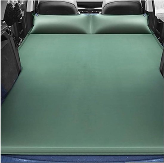 Opblaasbaar Matras - Luchtbed Auto - Comfortabel Reizen - Zelfopblaasbaar - Voor Kofferbak - Groen
