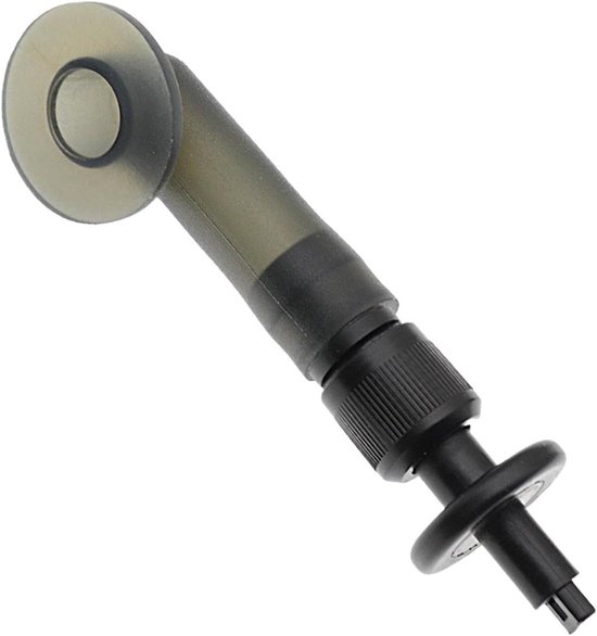 Opblaasbaar Mondstuk - Duikaccessoire Pomp Adapter - Watersport Uitrusting - Eenrichtingsventiel - 7 x 5.5 x 2.5 cm - Zwart