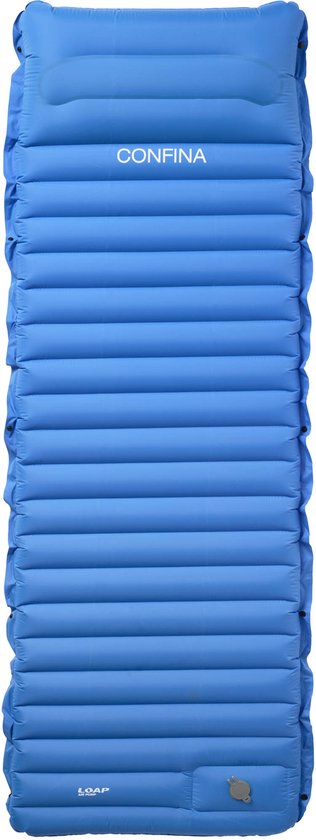 Opblaasbaar slaapmatje Loap Confina Blauw - UNI van Merkloos