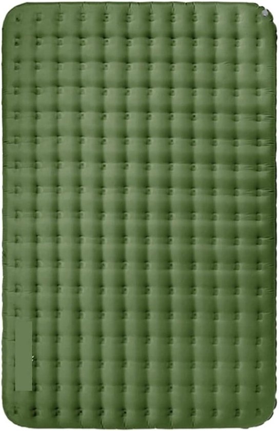 Opblaasbaar Slaapmatje - Luchtbed Kamperen - Comfortabel Slapen - Waterdicht Isolatie - 210x135x13cm - Blauw Groen