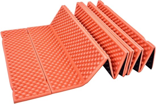 Opblaasbaar Slaapmatje - Luchtbed Reismat - Kamperen Buitenactiviteiten - Eicelvorm Comfortabel - 185 x 55 cm - Geel