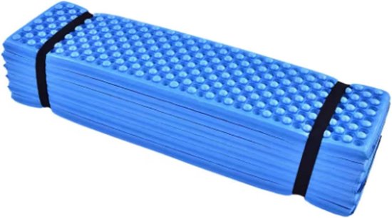 Opblaasbaar Slaapmatje - Luchtkussen Reismat - Kamperen en Reizen - Ultralicht en Waterdicht - 185 x 55 cm - Blauw