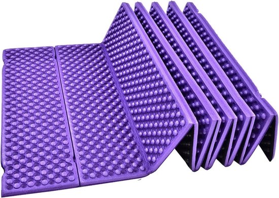 Opblaasbaar Slaapmatje - Luchtmatras Kampeerbed - Buiten Kamperen - Ultralicht Waterdicht Ontwerp - 185 x 55 cm - Paars