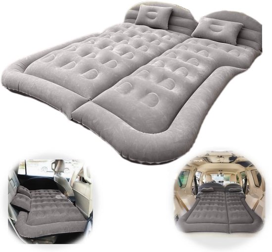 Opblaasbaar SUV-luchtmatras voor auto en camping - Compact en comfortabel luchtbed met elektrische pomp