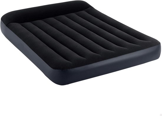 Opblaasbaar Tweepersoons Luchtbed met Ingebouwde Pomp - Comfortabel en Stevig
