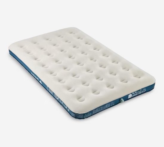Opblaasbaar Tweepersoons Luchtbed voor Camping - 190x120x16 cm - Comfortabele Slaapmat