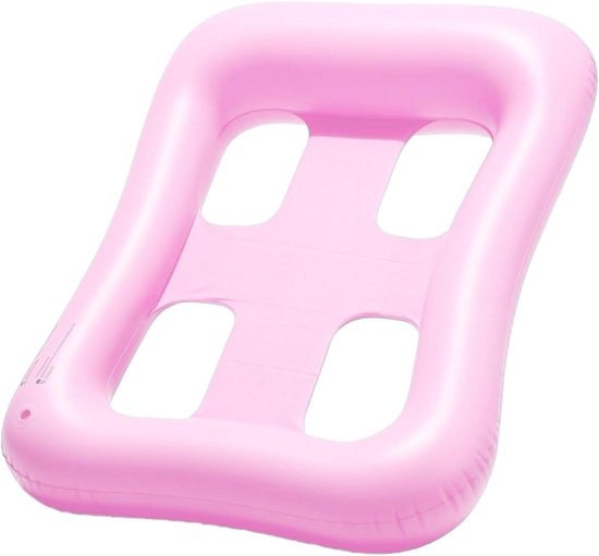 Opblaasbaar Zwembad - Water lounge - Ontspannen in water - Netintegratie ontwerp - 90 x 120 cm - Roze