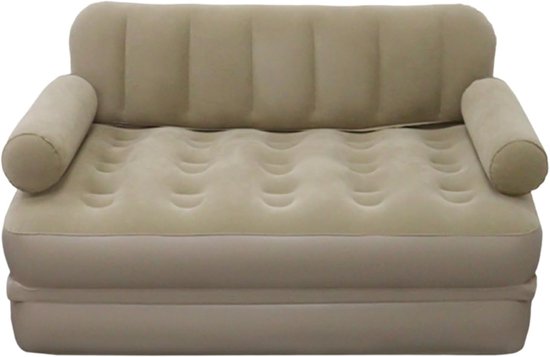 Opblaasbare Bank - Luchtbank Opvouwbaar Bed - Kamperen en Reizen - Ingebouwde Luchtpomp - 39 x 31 x 13 cm