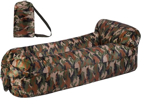 Opblaasbare bank - Opblaasbaar matras voor slaapbank | Waterdichte opblaasbare stoel, campingaccessoires voor picknicks, festivals, wandelen, feesten