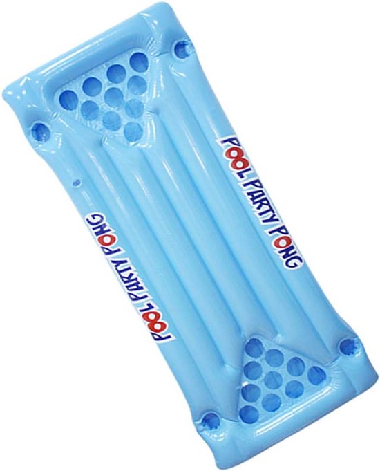 Opblaasbare Beer Pong Tafel voor Zwembad - Drijvend Vlot met Bekerhouders van Merkloos