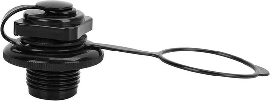 Opblaasbare Boot Klep - Reserveonderdeel - Watersport Accessoire - Goede Luchtdichtheid - 23.9mm Diameter - Zwart van Merkloos