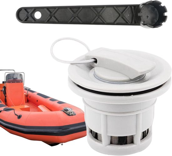 Opblaasbare boot luchtstekker - Kajak luchtbuis plug - Watersport - Lekvrije inflatie inlaat - 8 gaten - Niet gespecificeerd