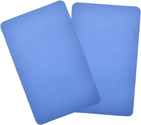 Opblaasbare Boot Reparatiepleisters - Zwembad Patch Set - Gaten Dichten - Duurzaam PVC Materiaal - 18 x 10 cm - Blauw