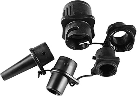 Opblaasbare Boot SUP Pomp Adapter Set - 4 Stuks Universele Luchtklep Aansluitingen voor Kajak en Paddleboard van Merkloos