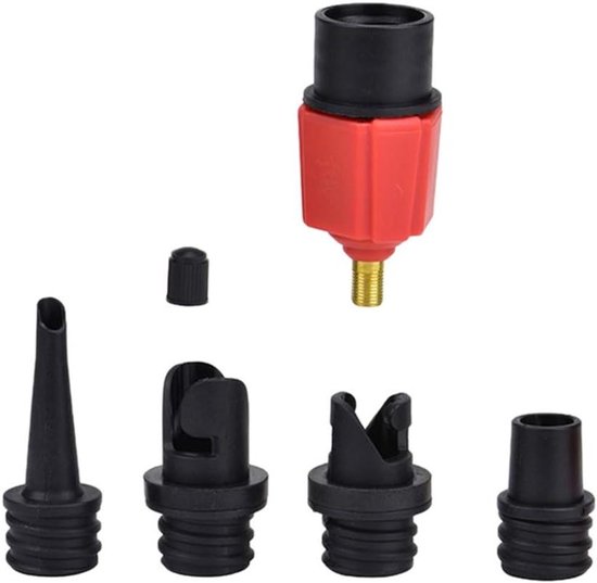 Opblaasbare Boot Ventiel Adapter - Kajak Pomp Adapter - Watersport Uitrusting - 4-in-1 Mondstuk Ontwerp van Merkloos