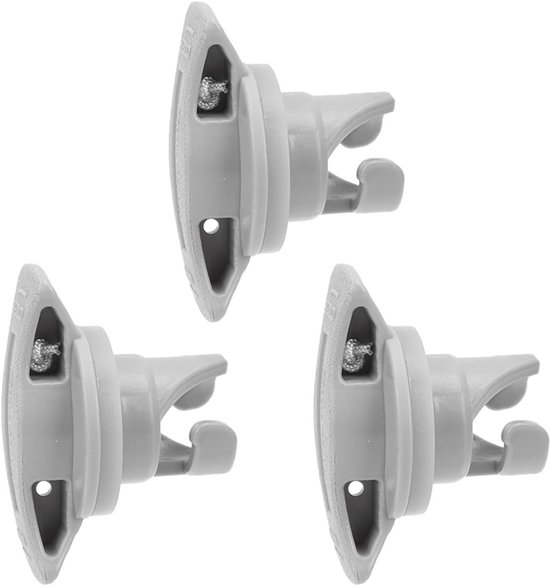 Opblaasbare Bootklep - Luchtplug Ventiel - Watersport Onderhoud - Lekvrije Afdichting - 3 stuks - Grijs