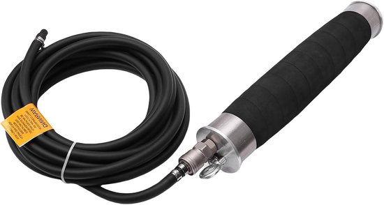 Opblaasbare Buisstekker - Riooltest Stop - Lekpreventie Bouwplaats - Sterk Rubber Materiaal - 41x6.5cm - Zwart