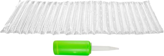 Opblaasbare Camping Matras - Luchtbed Ligmat - Outdoor Kamperen - Ingebouwde Pomp - 200x60cm - Transparant