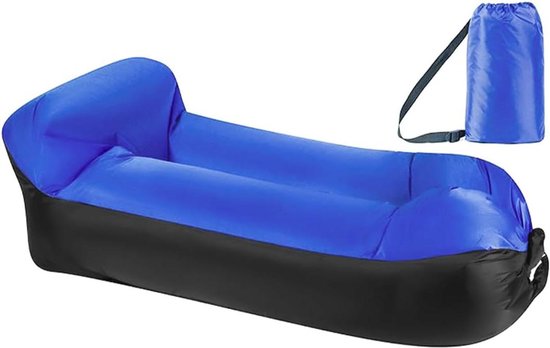 Opblaasbare Camping Sofa - Draagbare Loungebank 240x75cm voor Buitenactiviteiten met Inclusief Draagtas - Camping, Achtertuin, Strand, Zwembadfeesten van Merkloos