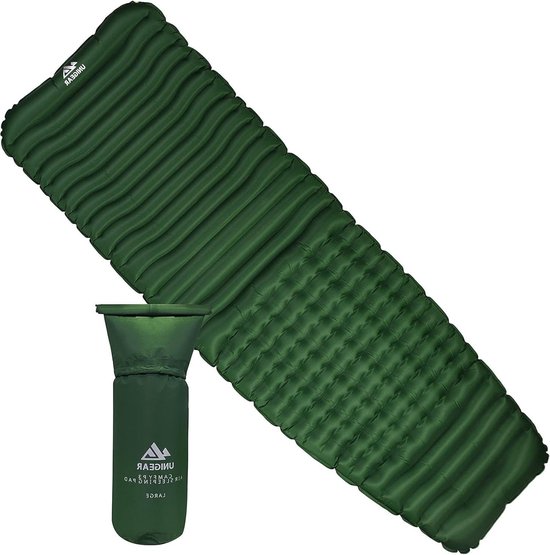 Opblaasbare Campingmatras Unigear Camfy P3 R-waarde 2 - Waterdicht en Comfortabel - Slaapmatras voor Camping van Unigear