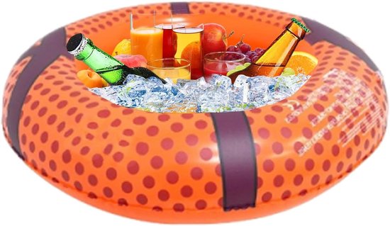 Opblaasbare Cooler - IJsemmer Bar - Feestelijke Drankjes Koelen - Drijvend Ontwerp - 64 x 64 cm - Sportbal