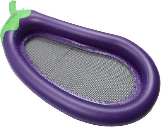 Opblaasbare Drijfmat - Waterligbed Vlot - Ontspanning Zwembad - UV-bestendig Dik PVC - 190x95cm - Paars