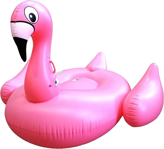 Opblaasbare Flamingo - Luchtbed Zwembad - Waterpret Zomer - XXL Formaat - 190 x 170 cm - Roze