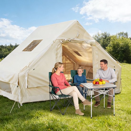 Opblaasbare Glamping Tent voor 2-3 Personen – Waterdichte Camping Tent 300×210×200 cm van Merkloos