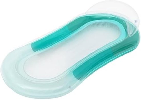 Opblaasbare hangmat voor zwembad, drijvende hangmat, multifunctionele waterhangmat met hoofdsteun van AquaLoon