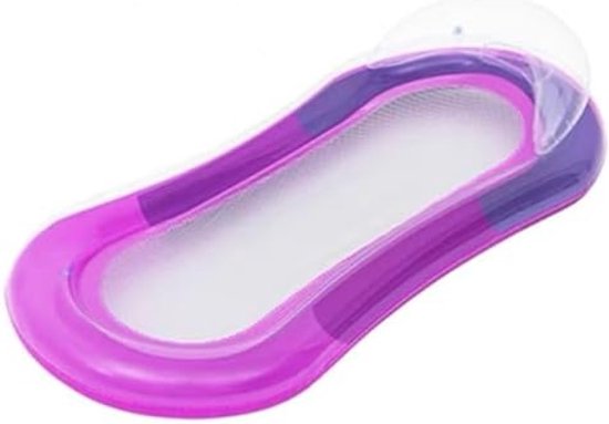 Opblaasbare hangmat voor zwembad, drijvende hangmat voor water, multifunctionele waterhangmat, opblaasbaar zwembad voor volwassenen en kinderen met hoofdsteun, zwembad, opblaasbaar bed, bank van Merkloos