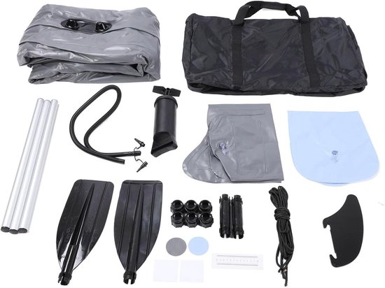 Opblaasbare Kajak - Kajakboot Kano - Vissen en Peddelen - Verdikt Slijtvast PVC - 274 cm - Blauw